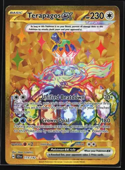 Terapagos ex 173/142 SV07: Stellar Crown Hyper Rare Pokemon Card - Image 1