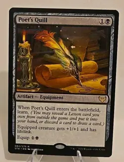 Poet's Quill MTG Strixhaven: School of Mages Regular  - Image 1