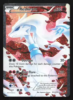Reshiram RC22 Legendary Treasures: Radiant Collection Ultra Rare Pokemon Card - Image 1