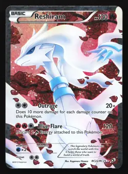 Reshiram RC22 Legendary Treasures: Radiant Collection Ultra Rare Pokemon Card - Image 1