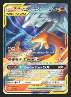 Reshiram & Charizard GX 20/214 SM - Unbroken Bonds Ultra Rare Pokemon Card - Image 1