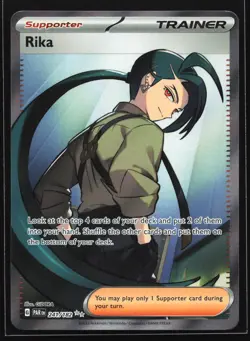 Rika 241/182 SV04: Paradox Rift Ultra Rare Pokemon Card - Image 1