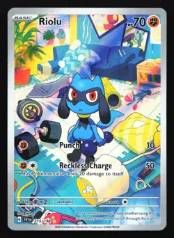 Riolu 215/198 SV01: Scarlet & Violet Illustration Rare Pokemon Card - Image 1