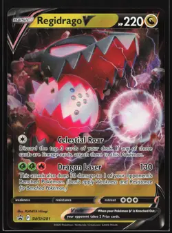 Regidrago V SWSH281 Sword & Shield Black Star Promo Pokemon Card - Image 1