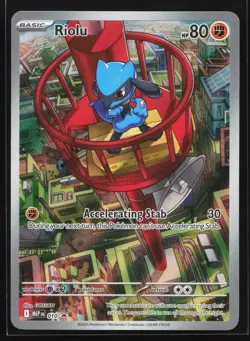 Riolu 010 ME: Mega Evolution Black Star Promo Pokemon Card - Image 1
