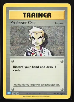 Pokemon Professor Oak 025/034 CLB Trading Card Game Classic Blastoise Deck NM - Image 1