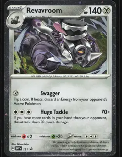 Revavroom 121 SV: Scarlet & Violet Black Star Promo Pokemon Card - Image 1