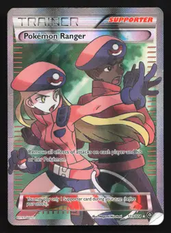 Pokemon Ranger (Full Art) 113/114 XY - Steam Siege Ultra Rare Pokemon Card - Image 1