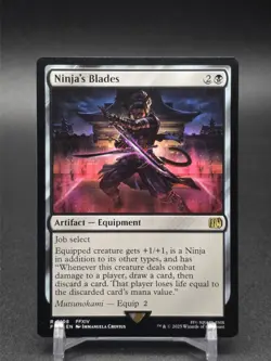 Ninja's Blades Final Fantasy Regular FIN 108 MTG Artifact Equipment - Image 1