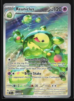 Reuniclus 171/162 Temporal Forces Illustration RarePokemon Card - Image 1