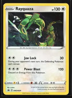Rayquaza SWSH029 Sword & Shield Black Star Promo Pokemon Card - Image 1