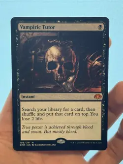 1X Vampiric Tutor MINT MTG Magic DMR Dominaria Remastered Black Staple CEDH - Image 1