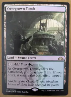 M:TG — Overgrown Tomb — Guilds of Ravnic #253 (RARE) - Image 1