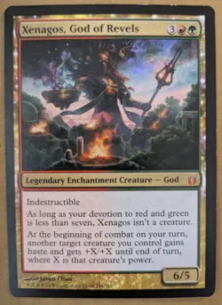 M:TG — Xenagos, God Of Revels — Born of the Gods #156 (MYTHIC) - Image 1