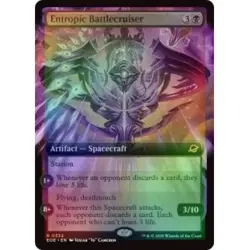 Foil Entropic Battlecruiser (extended Art) X4 M/NM Magic MTG Edge Of Eternities - Image 1