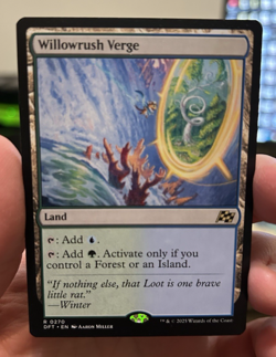 MTG Aetherdrift Willowrush Verge NM - Image 1