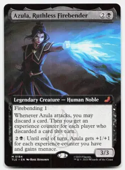 Azula, Ruthless Firebender (Extended Art) 184 Avatar Magic: The Gathering NM - Image 1