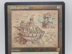 MTG Defense Grid Retro Schematic Foil NM The Brothers’ War Artifact Rare - Image 2