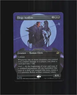 Elegy Acolyte (Borderless) 293 Edge of Eternities Magic: The Gathering Foil NM - Image 1