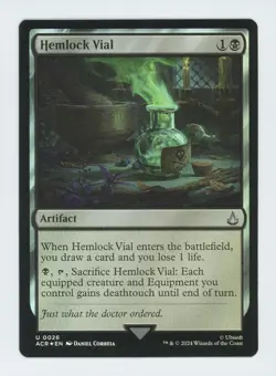 Hemlock Vial (Foil) - 0026 - Assassin's Creed - MTG - Image 1