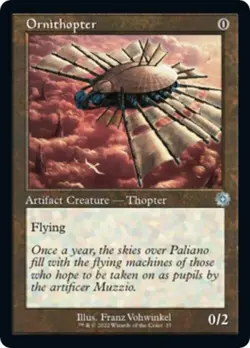 Ornithopter -Foil Light Play MTG The Brothers' War: Retro Frame Artifacts - Image 1
