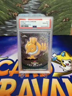 Topps Chrome #97 Hypno Pokemon TCG 2000 Series PSA 10 Gem Mint ( Seq. 2 Of 2) - Image 1