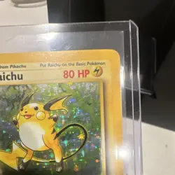 Pokemon TCG Raichu 014/102 Base Set Holo Rare Stage 1 80 HP EN 1999 - Image 5