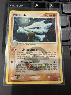 Pokemon TCG FireRed & LeafGreen Marowak 7/112 Rare Holo - NM - Image 1