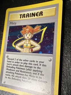 Pokemon TCG Misty Gym Heroes 18/132 Holo SWIRL Holo Rare - Image 3