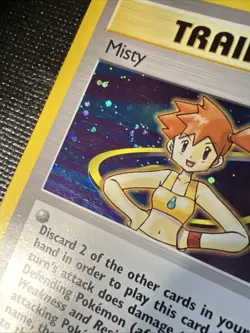 Pokemon TCG Misty Gym Heroes 18/132 Holo SWIRL Holo Rare - Image 4