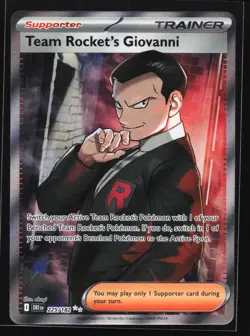 Team Rocket's Giovanni 225/182 SV10: Destined Rivals Ultra Rare Pokemon Card - Image 1