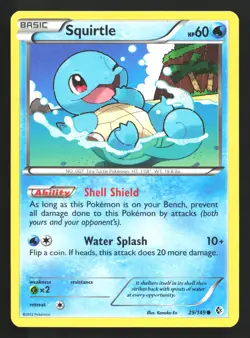 Squirtle 29/149 Boundaries Crossed Common Pokemon Card - Image 1
