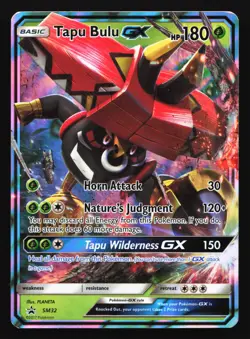 Tapu Bulu GX SM32 Sun & Moon Black Star Promo Pokemon Card - Image 1