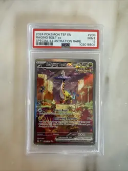 Raging Bolt Ex 208/162 Pokemon Temporal Forces SIR #208 MINT PSA 9 - Image 1