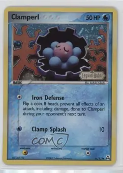 Clamperl Reverse Foil Pokemon EX Legend Maker #51 2006 - Image 1