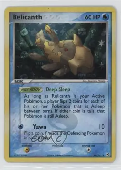 Relicanth Reverse Foil Pokemon EX Hidden Legends #24 2004 - Image 1