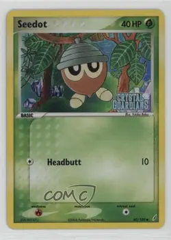 Seedot Reverse Foil Pokemon EX Crystal Guardians #60 2006 - Image 1