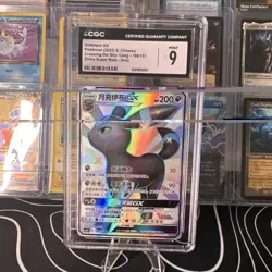 Pokemon Umbreon GX Crossing the Sky: Cang Shiny Super Rare CGC 9 Holo 188/151 - Image 3