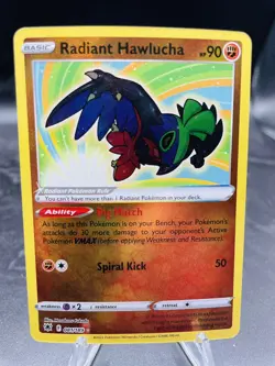 Pokemon Radiant Hawlucha 081/189 Astral Radiance Ultra Rare Holo NM - Image 1