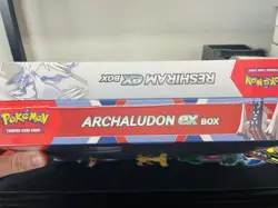 Pokemon Reshiram ex & Archaludon ex (2 Set) Collection Box - NEW/Sealed - Image 4