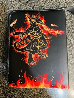Pokemon TCG 3 Ring Mini Binder x22 4-Pocket Pages/Top Load/Zip Close - Image 2