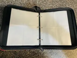 Pokemon TCG 3 Ring Mini Binder x22 4-Pocket Pages/Top Load/Zip Close - Image 4