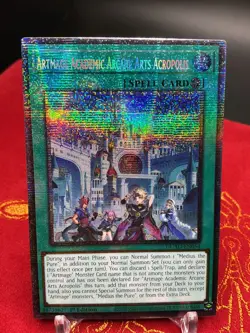 Artmage Academic Arcane Arts Acropolis (Starlight Rare) DUAD-EN054 Yugioh LP - Image 1