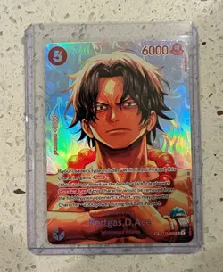 Portgas.D.Ace ST15-005 SP One Piece TCG Op16 IN HAND ENGLISH READY TO SHIP - Image 1