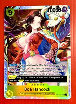 Boa Hancock OP14-112 SR The Azure Sea’s Seven One Piece TCG English NM - Image 1