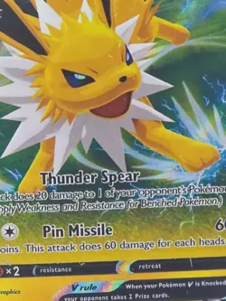 Jolteon V SWSH151 SWSH: Sword & Shield Promo Cards Holo - Image 3