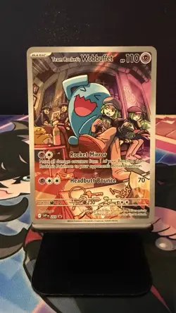 Team Rocket's Wobbuffet 203 Sv: Scarlet & Violet Promo Cards Holo - Image 1