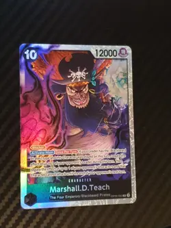 Marshall D. Teach OP09-093 – One Piece Card Game PRB02– Super Rare Foil – M/NM - Image 1