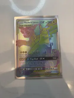 Pokemon TCG Pikachu & Zekrom GX Team Up Holo 2 Cards - Image 2