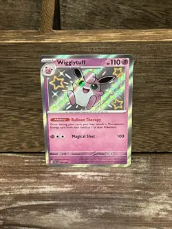 Wigglytuff Shiny Rare card from the Pokemon Scarlet & Violet—Paldean Fates 047 - Image 5